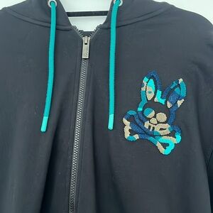 Psycho Bunny Howgate Camo Hoodie - Black - XXL
